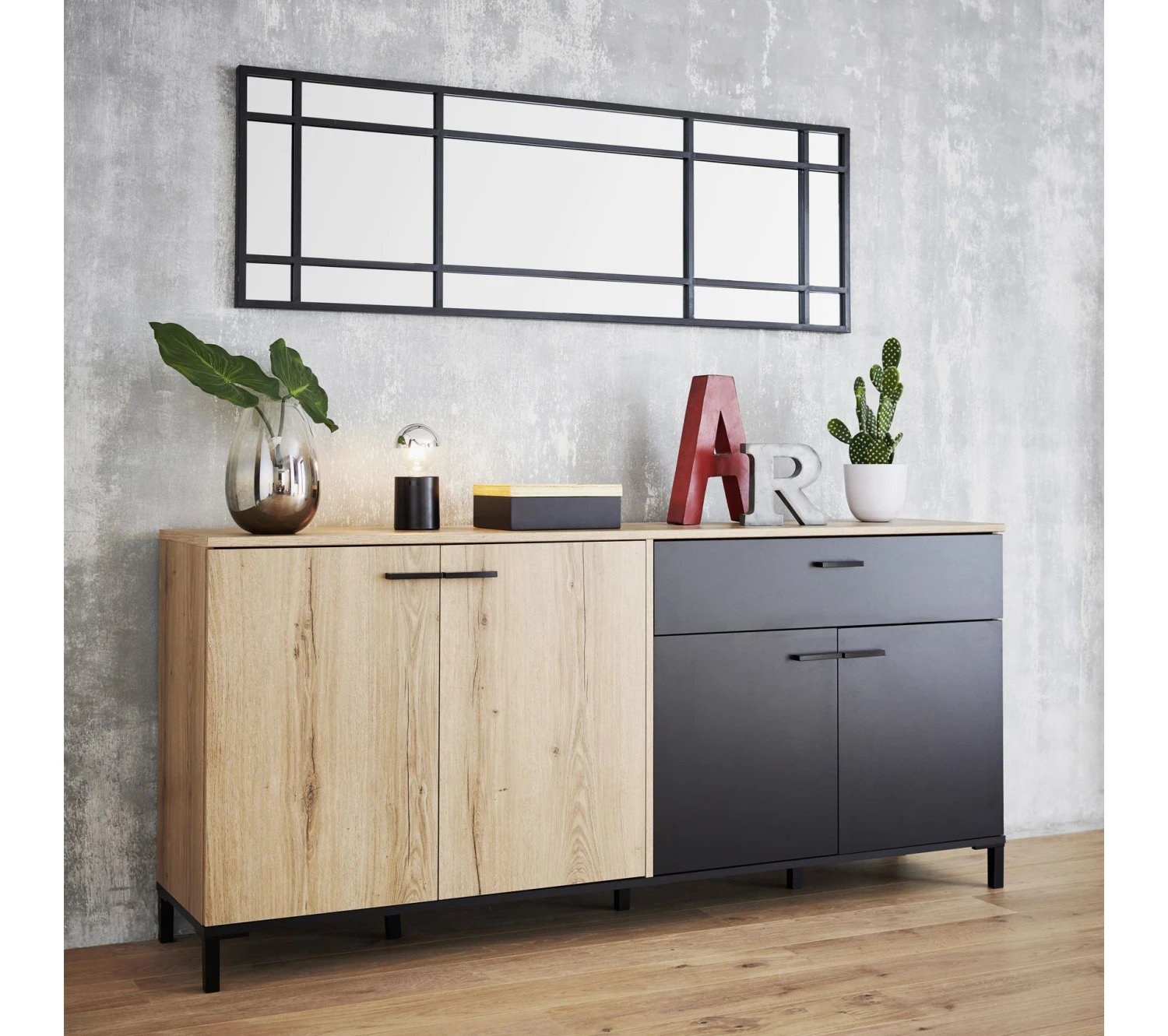 Meilleure affaire 🌟 TIME Lampe à poser GEO Noir 😀 – Image 7