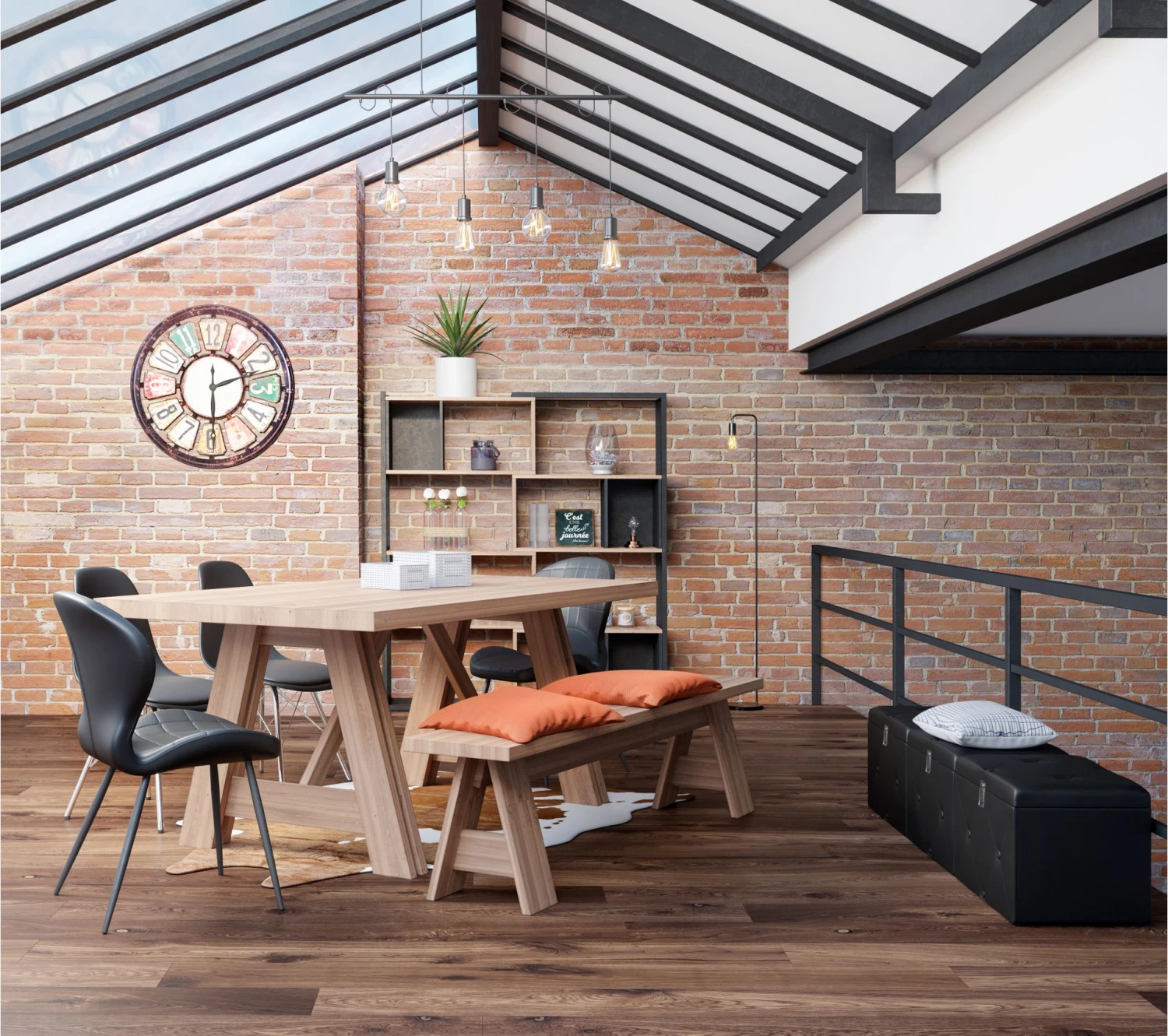 Promo đ TIME Horloge D.80 cm ATHENA Multicolor â