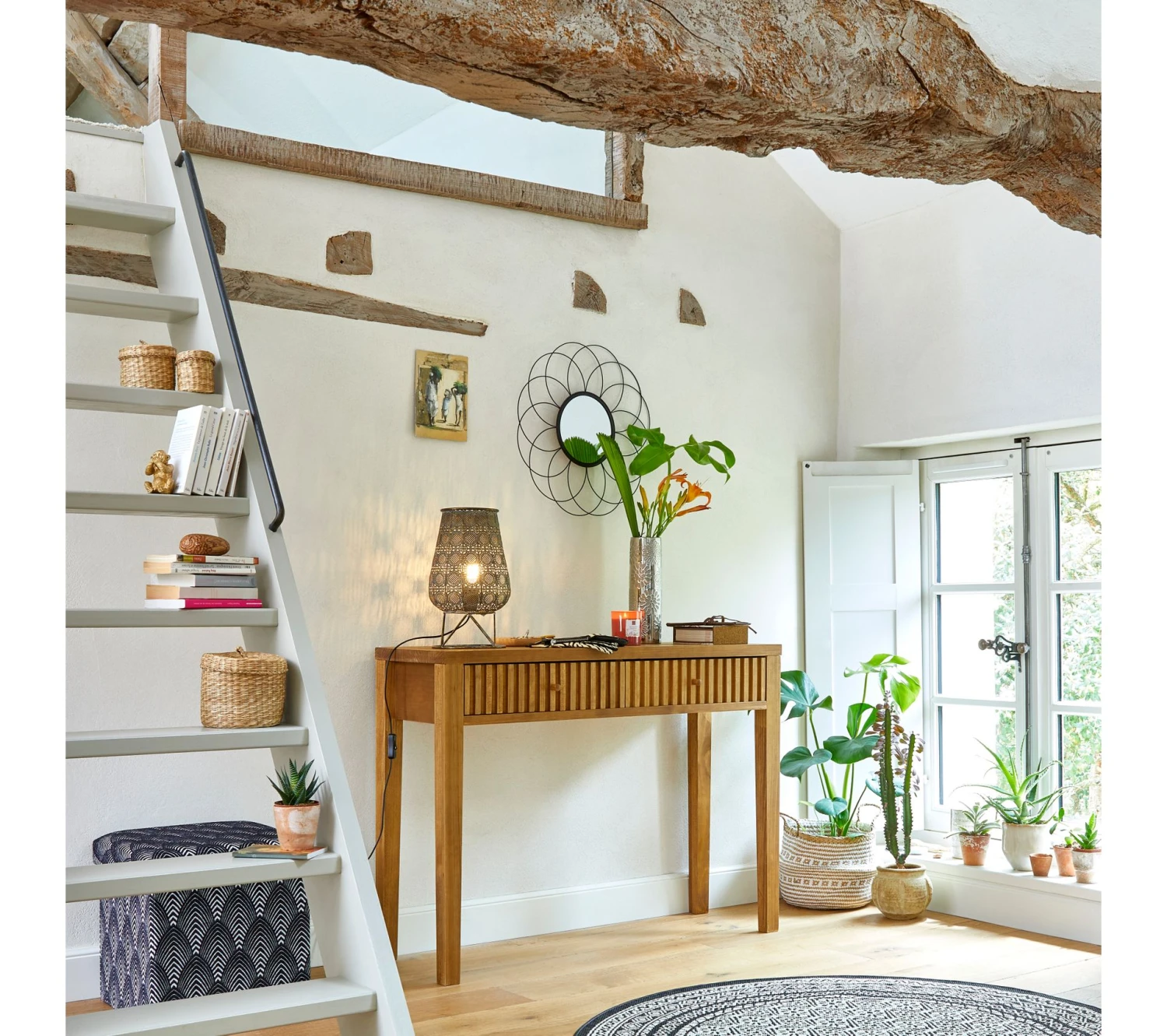 Vente flash 👍 TIME Panier rond TAO Blanc 👏 – Image 15