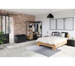 Meilleure affaire ✔️ TIME Décoration murale 60x90 cm WIRE Noir ❤️