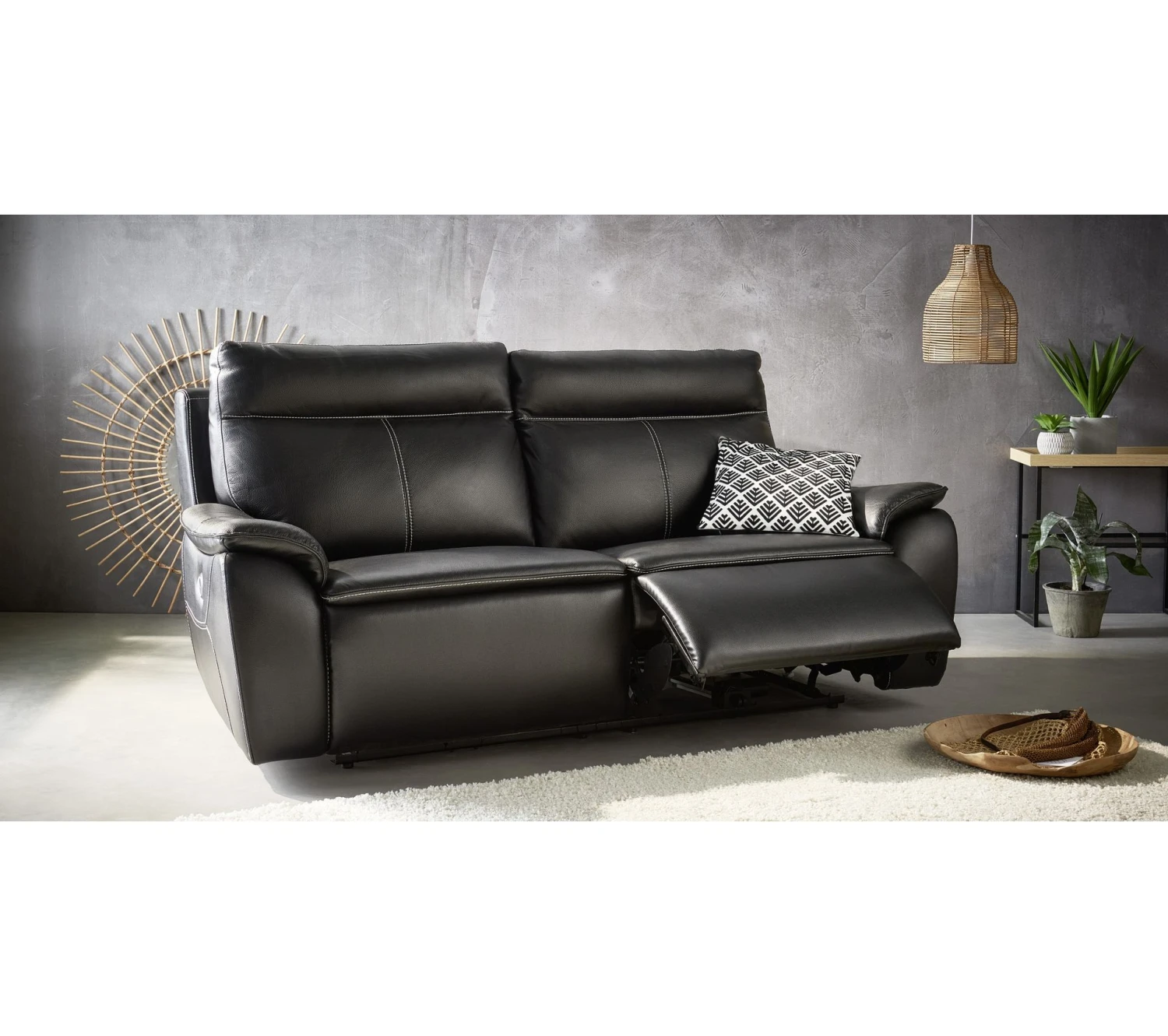 De gros 👏 TIME Coussin 45x45 cm RUSTY Noir 🔔