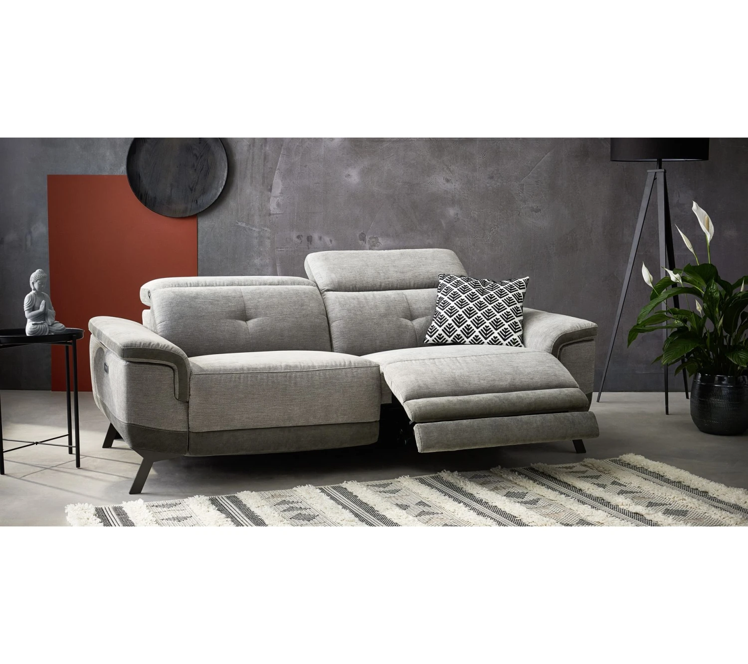 De gros 👏 TIME Coussin 45x45 cm RUSTY Noir 🔔 – Image 6