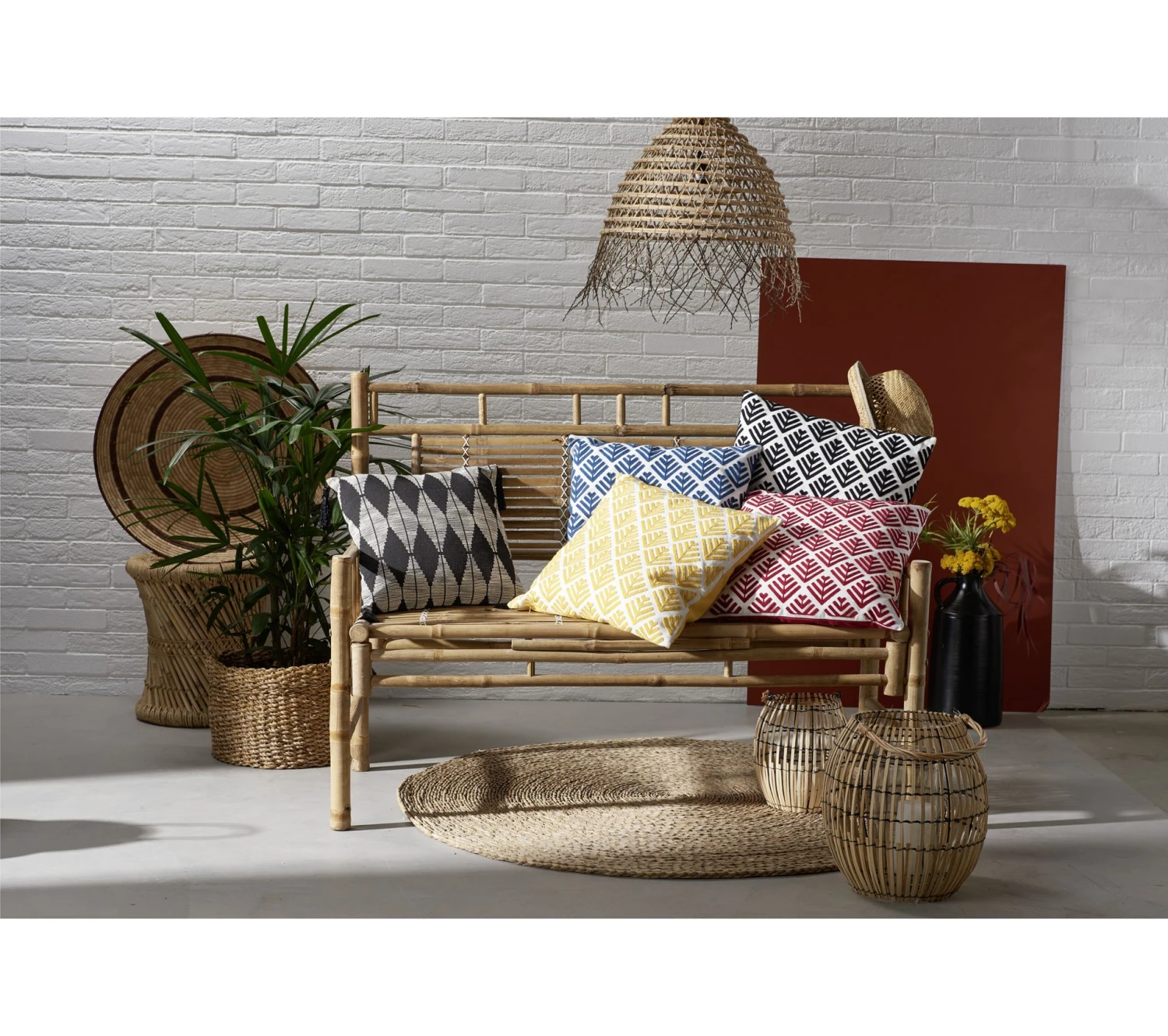 De gros 👏 TIME Coussin 45x45 cm RUSTY Noir 🔔 – Image 8