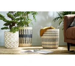 Offres ✔️ TIME Panier petit modèle LENA blanc 🥰