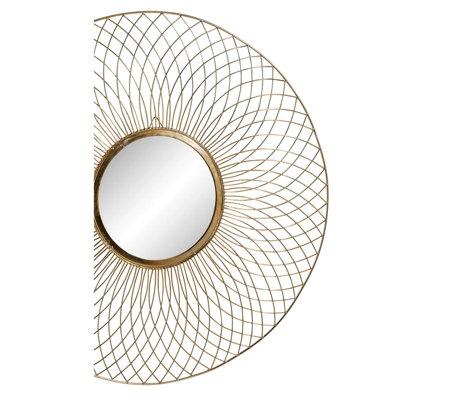 Bon marché ✨ TIME Miroir D.84 cm LEONIE Doré 🔥 – Image 5