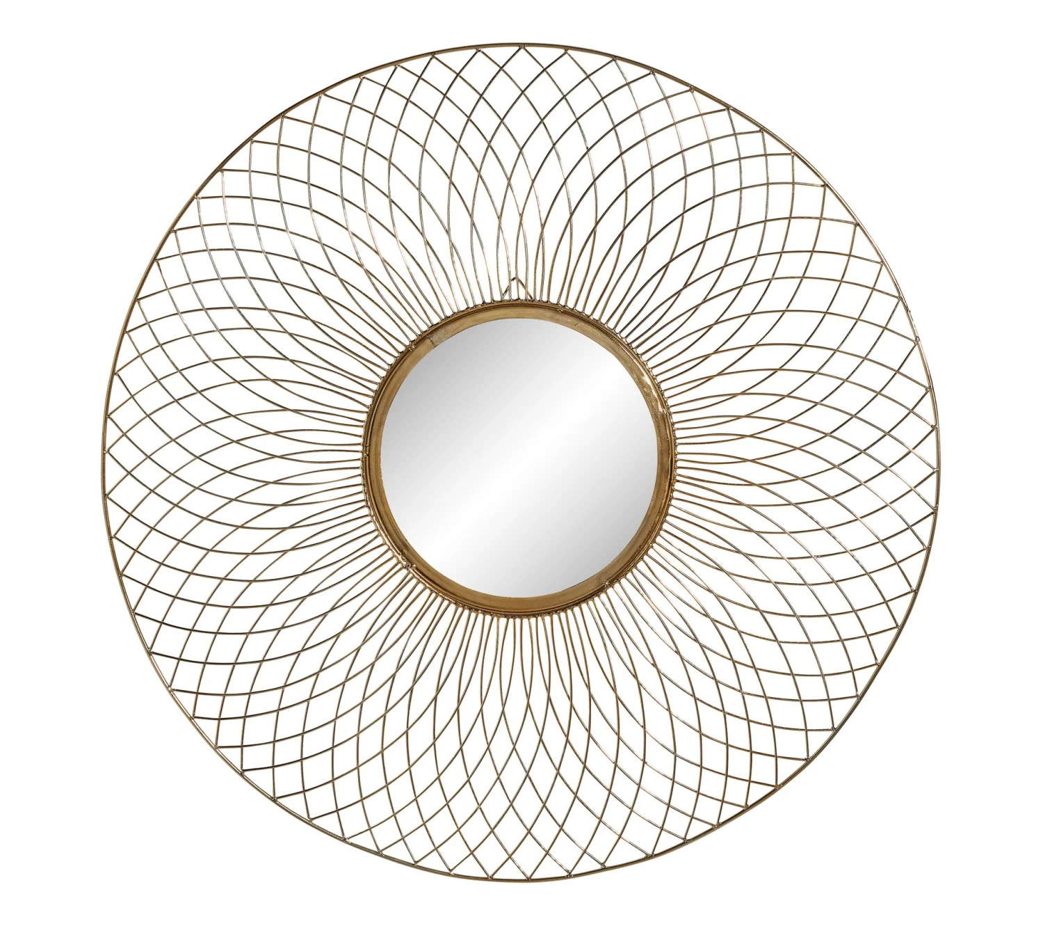 Bon marché ✨ TIME Miroir D.84 cm LEONIE Doré 🔥 – Image 2