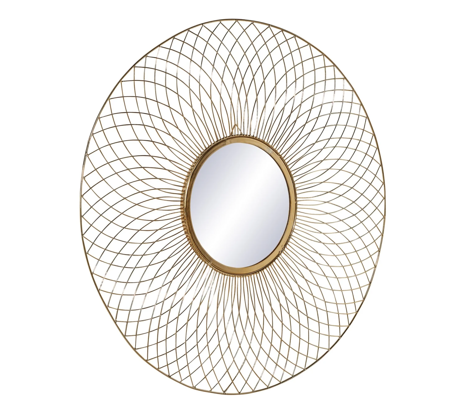 Bon marché ✨ TIME Miroir D.84 cm LEONIE Doré 🔥 – Image 3