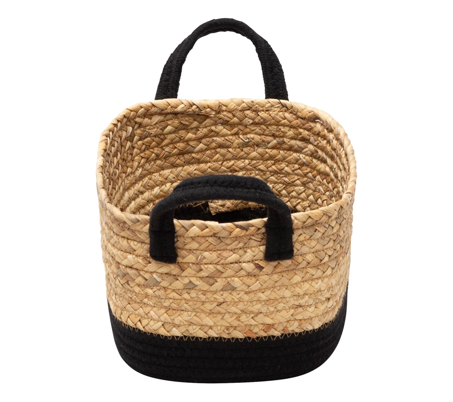 Remise 🎁 TIME Panier petit modèle JORIS naturel/noir 👍 – Image 6