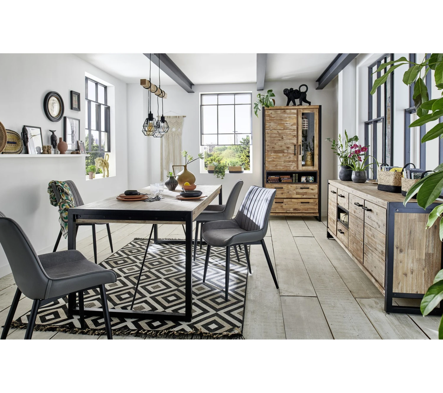 Remise 🎁 TIME Panier petit modèle JORIS naturel/noir 👍 – Image 7