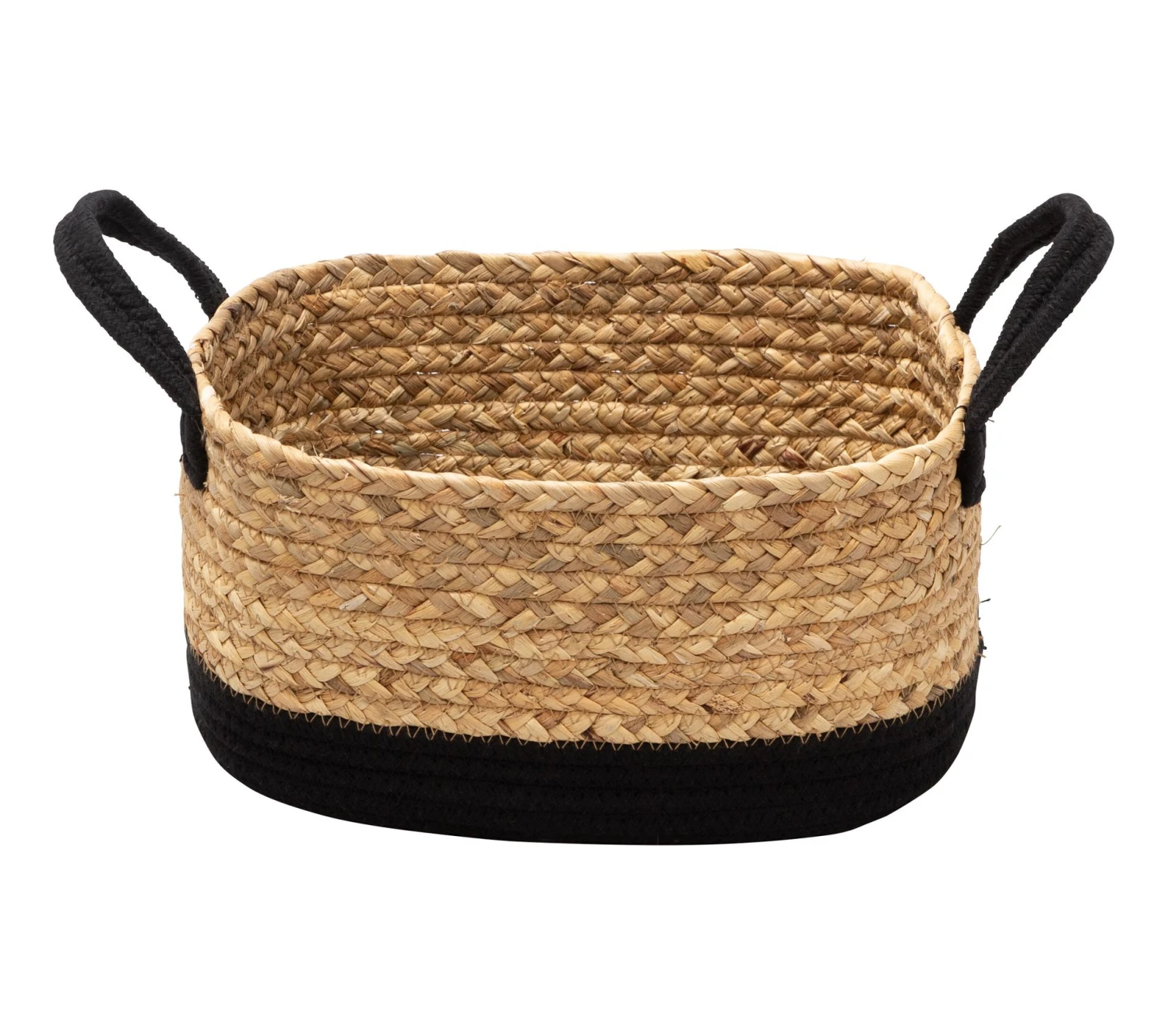 Remise 🎁 TIME Panier petit modèle JORIS naturel/noir 👍 – Image 2