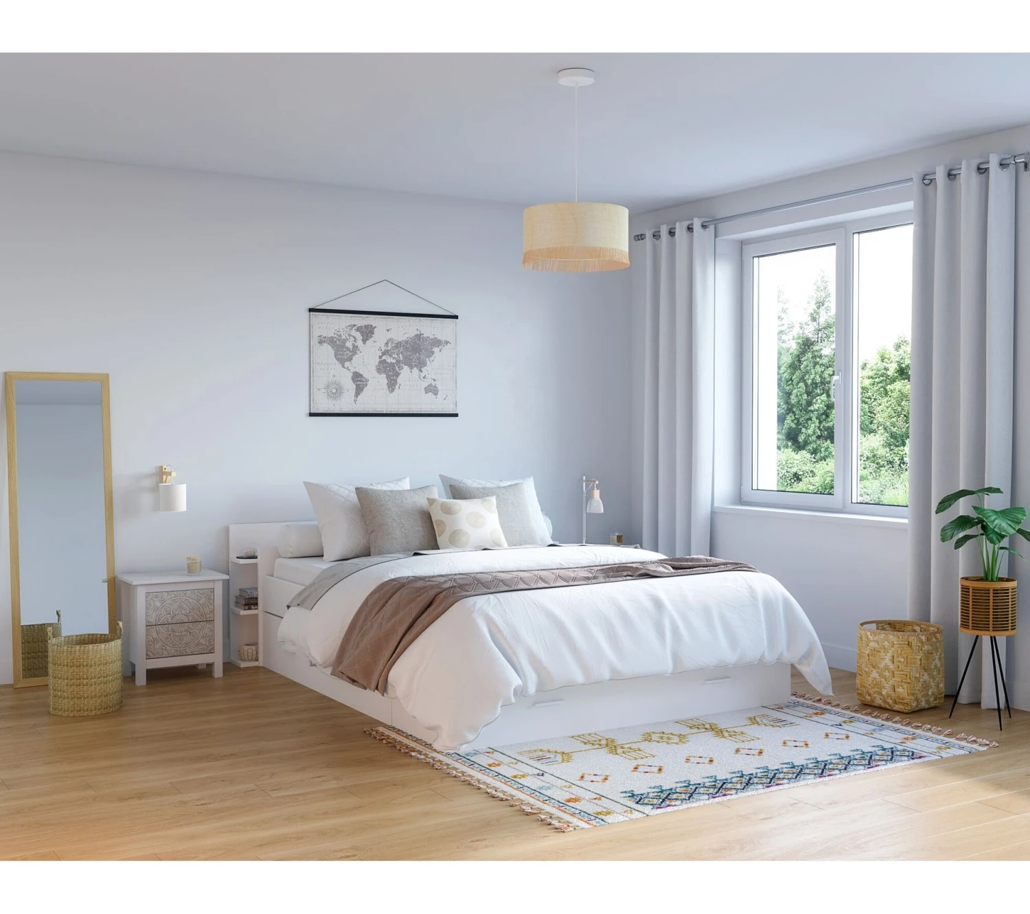 Offres 😉 TIME Cache pot pied H.59 cm LOUNA Naturel 🎁 – Image 6