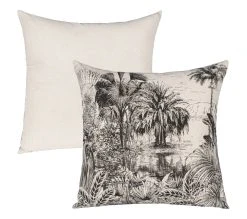 Meilleure vente 👏 TIME Coussin 45x45 cm PALMIERS Naturel ⌛