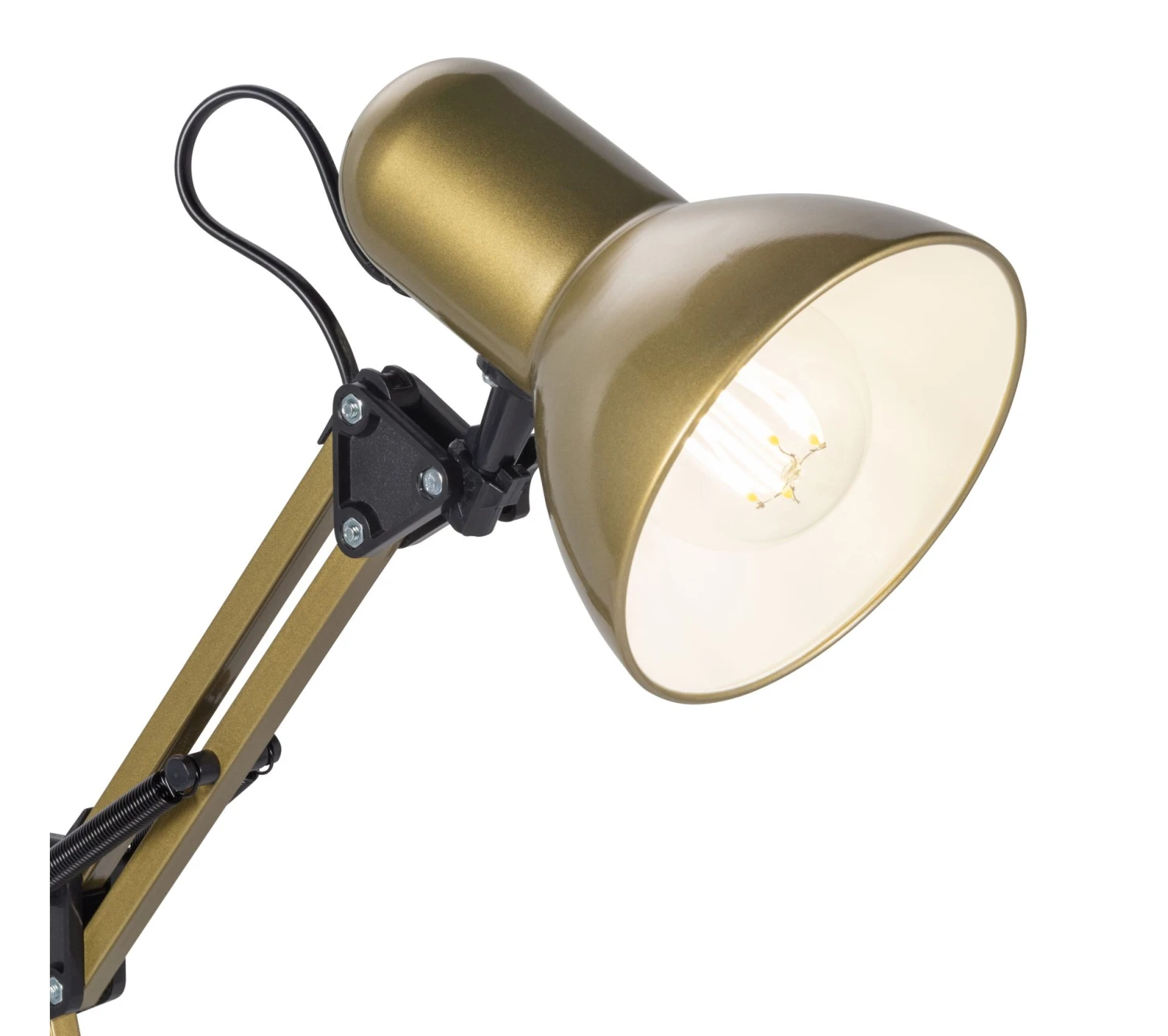 Sortie ✔️ TIME Lampe de bureau H. 41 cm ARCHI Laiton ❤️ – Image 5