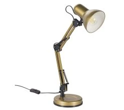 Sortie ✔️ TIME Lampe de bureau H. 41 cm ARCHI Laiton ❤️