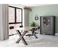 Meilleure vente 🎁 TIME Buffet haut BAXTER imitation chêne gris ⌛