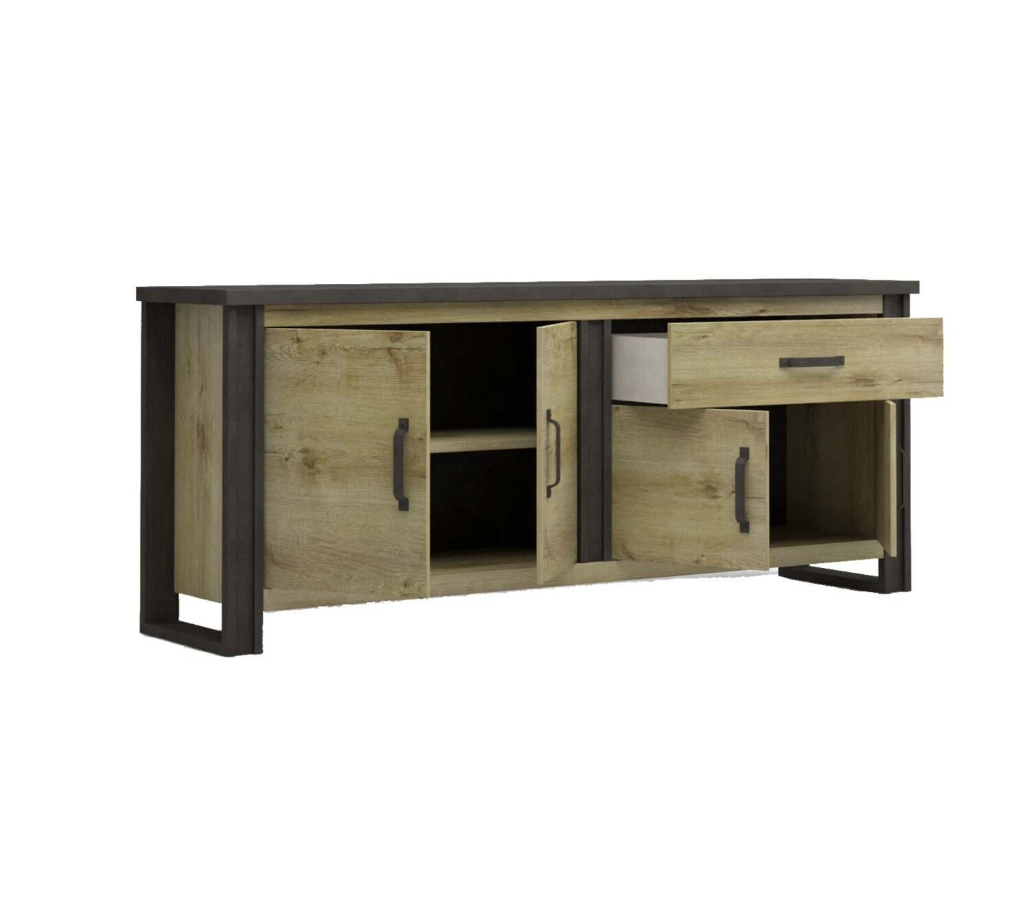 Budget ⌛ TIME Buffet L.224 BAXTER imitation chêne ✨ – Image 4