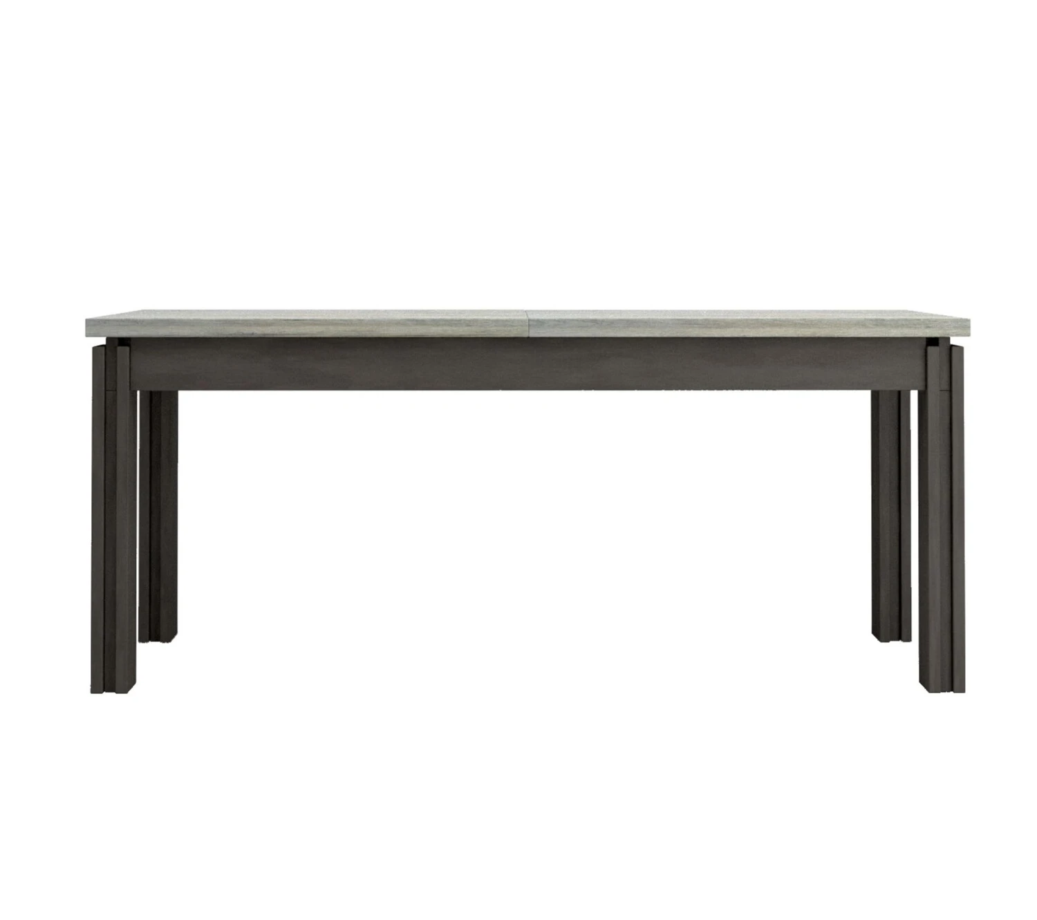 Le moins cher 🌟 TIME Table L.180 + allonge BAXTER imitation chêne/ gris 👏 – Image 2