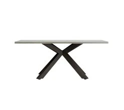 Top 10 ❤️ TIME Table L.180 pied central BAXTER imitation chêne/ gris ✨