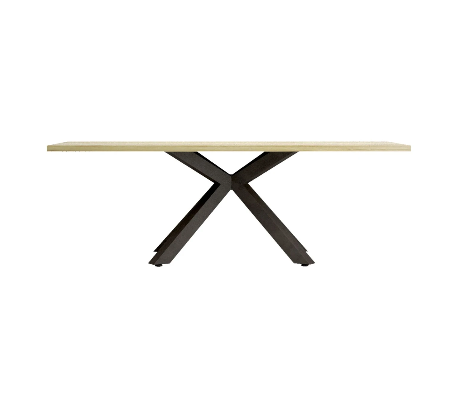 Meilleur prix 😉 TIME Table L.220 pied central BAXTER imitation chêne ✨