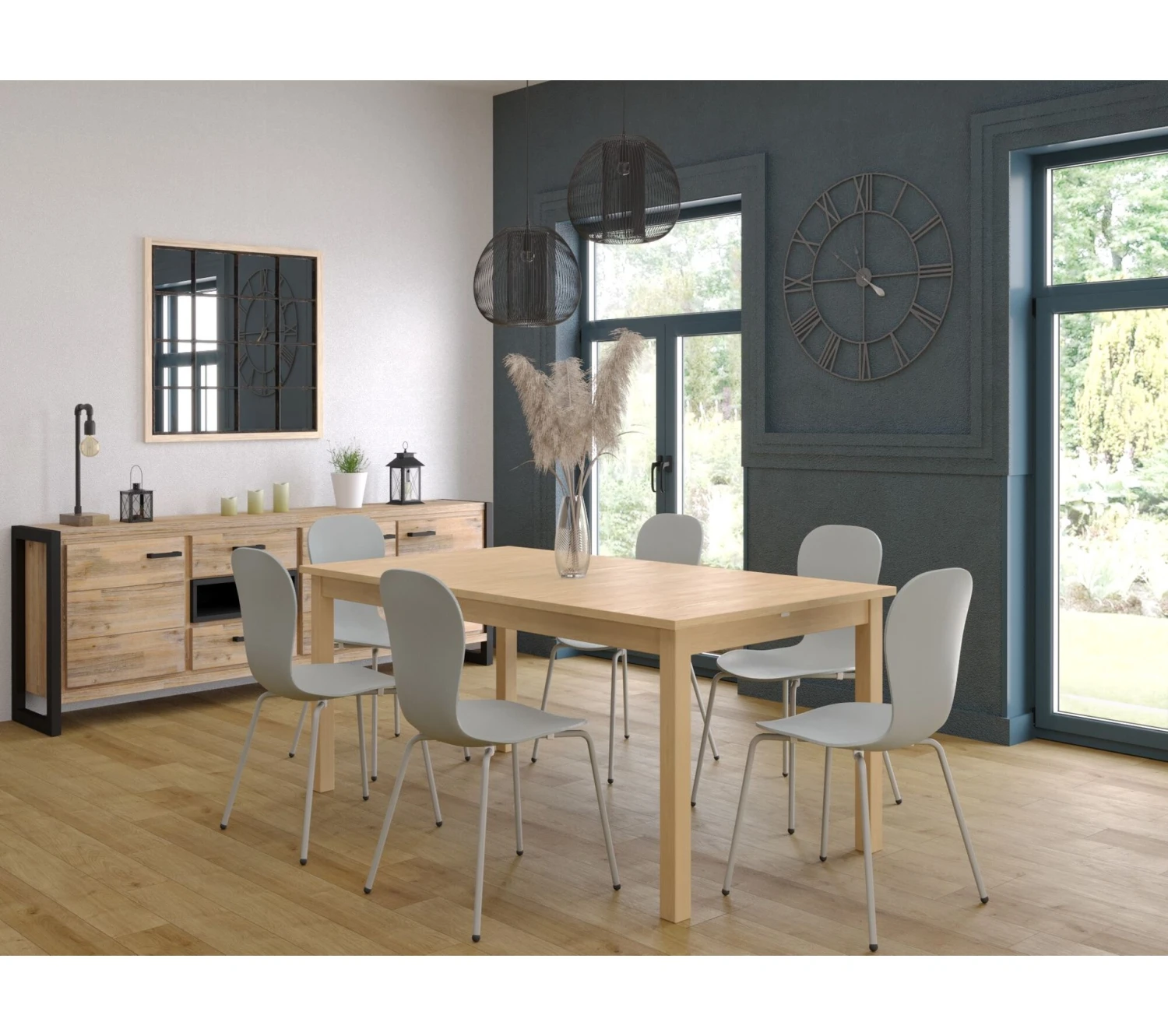 Offres ✨ TIME Buffet 3 portes ZARA acacia massif 🥰 – Image 2