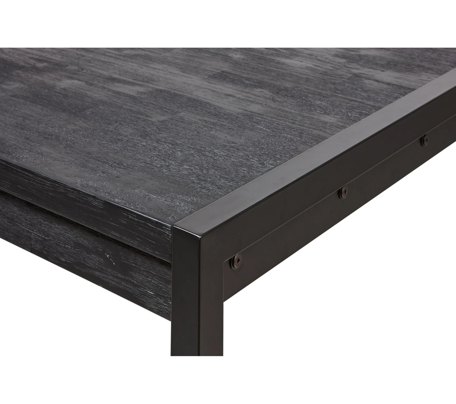 Grosses soldes 😀 TIME Table rectangulaire L.200 ZARA acacia massif et noir 🛒 – Image 6