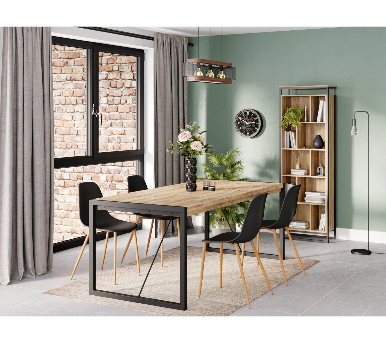 De gros ❤️ TIME Table rectangulaire L.200 ZARA acacia massif 😀 – Image 2