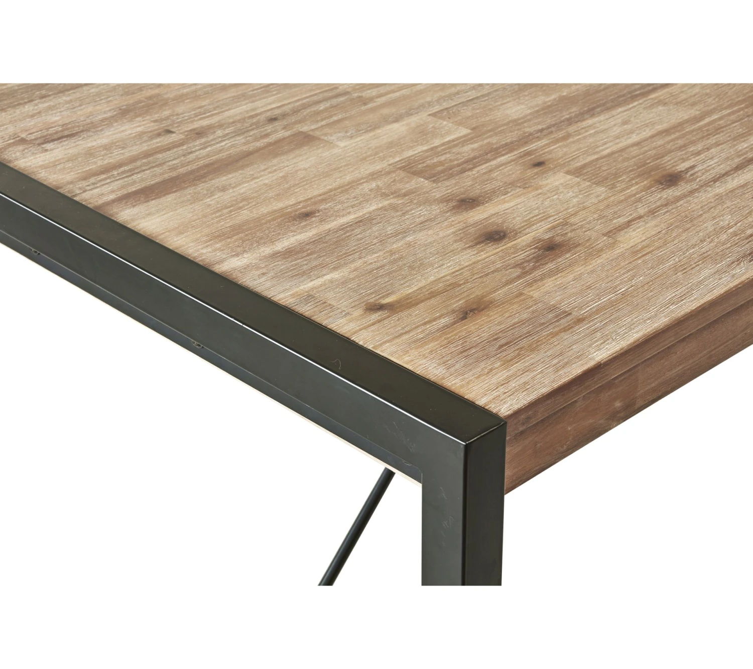 De gros ❤️ TIME Table rectangulaire L.200 ZARA acacia massif 😀 – Image 6