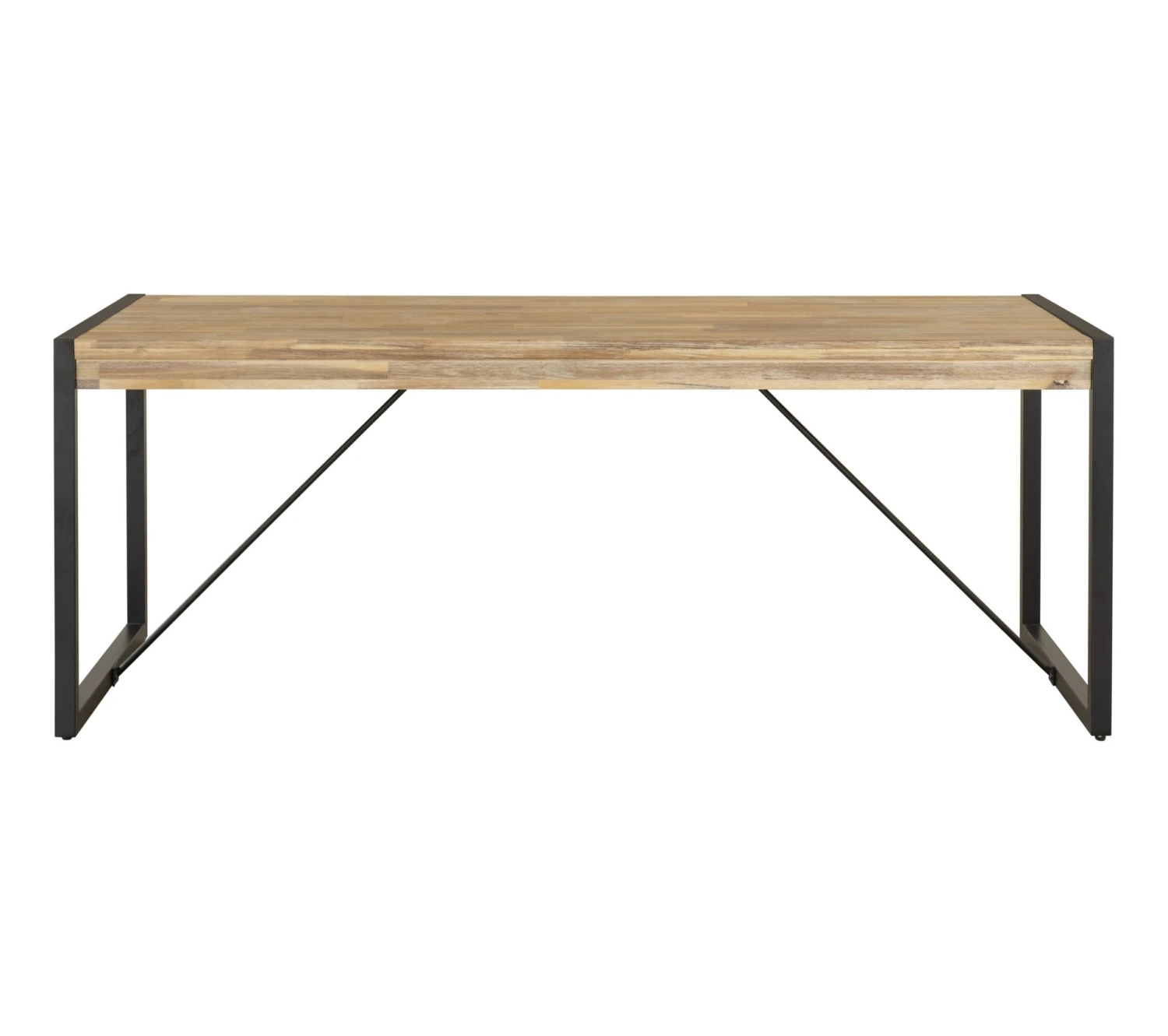 De gros ❤️ TIME Table rectangulaire L.200 ZARA acacia massif 😀 – Image 3