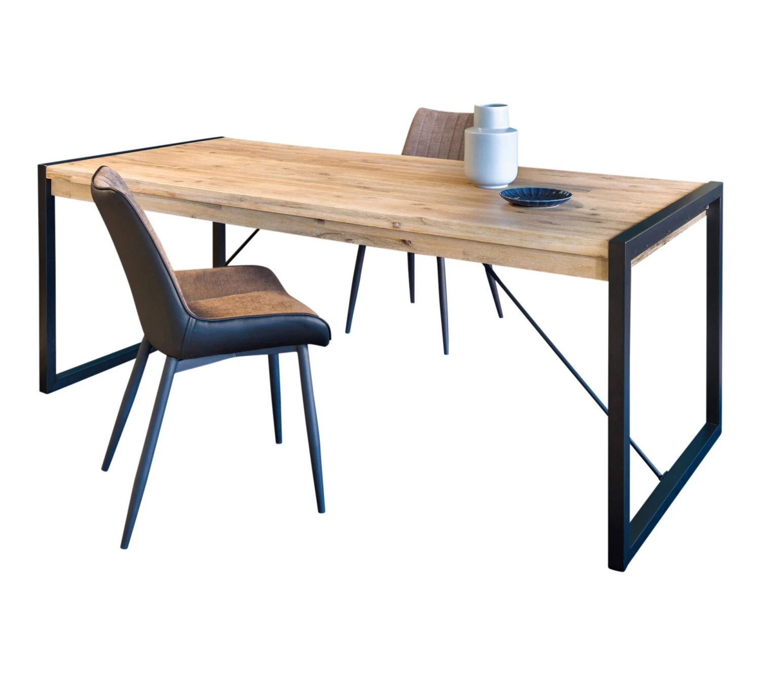 De gros ❤️ TIME Table rectangulaire L.200 ZARA acacia massif 😀 – Image 7