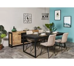 Grosses soldes 🎉 TIME Table L.180/230 + allonge ZARA acacia massif noir ⭐