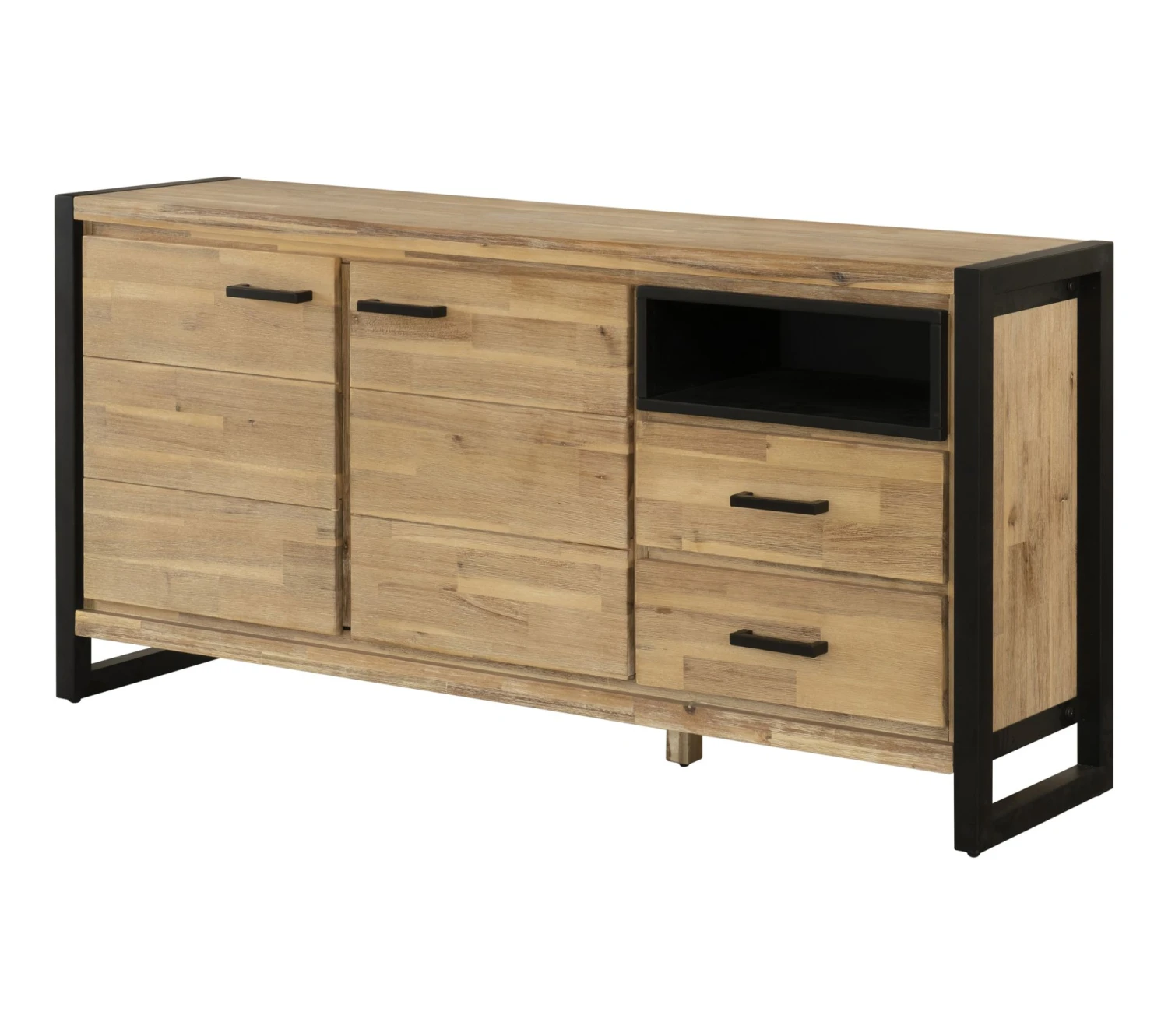 Sortie 🤩 TIME Buffet 2 portes ZARA acacia massif 🎉 – Image 5