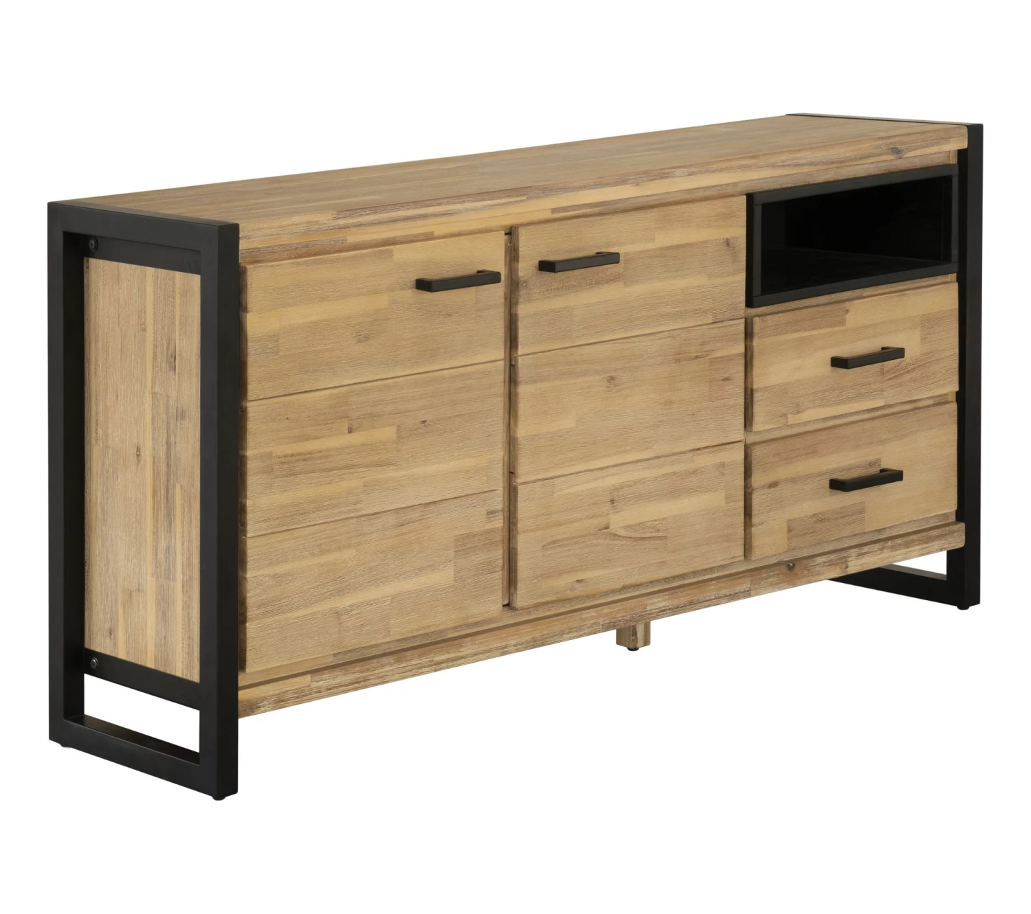 Sortie 🤩 TIME Buffet 2 portes ZARA acacia massif 🎉 – Image 3