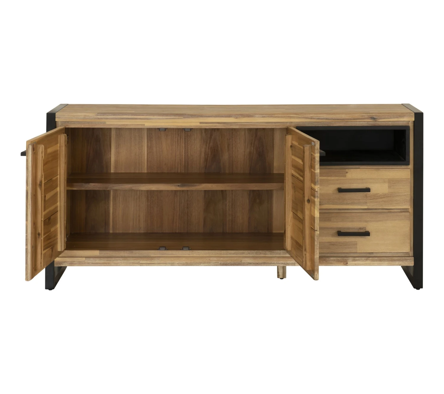 Sortie 🤩 TIME Buffet 2 portes ZARA acacia massif 🎉 – Image 4