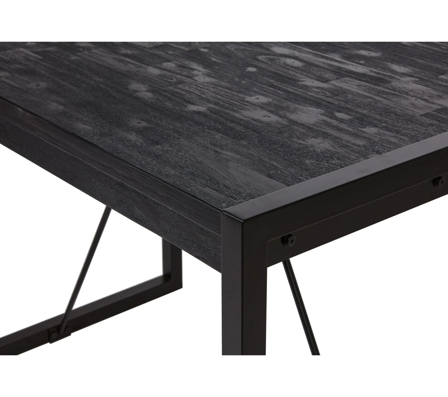 Remise đ TIME Mange debout L.120 ZARA acacia massif et noir â â Image 5