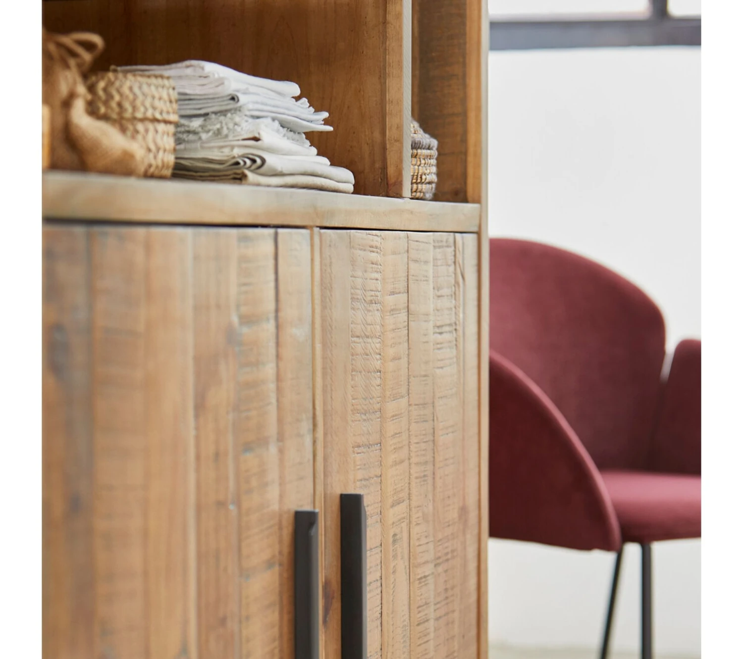 Promo ⭐ TIME Buffet 3 portes/ 2 tiroirs PATIO Pin massif 😍 – Image 9