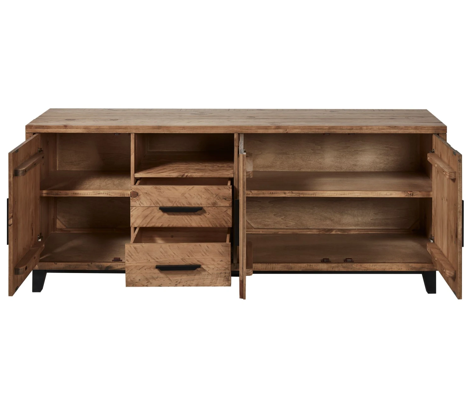 Promo ⭐ TIME Buffet 3 portes/ 2 tiroirs PATIO Pin massif 😍 – Image 4