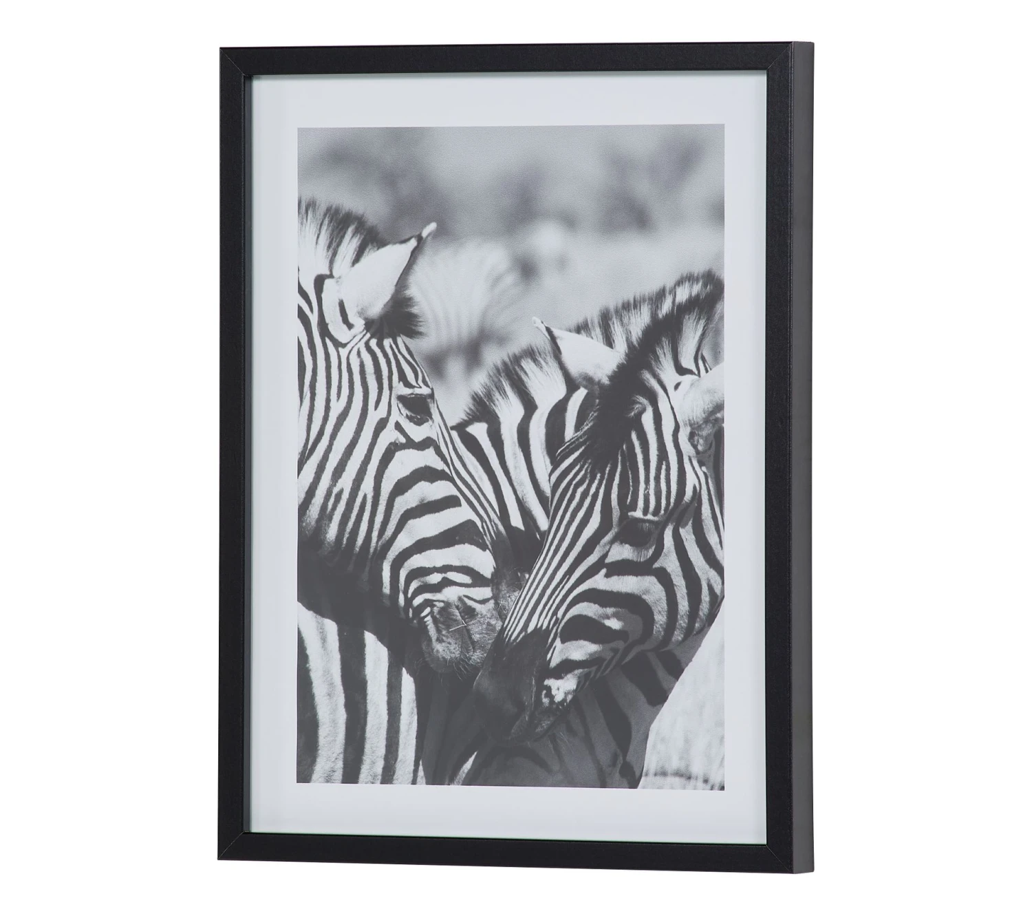 De gros ✨ TIME Image 30x40 cm ZEBRES CALIN Noir / Blanc ⌛ – Image 4