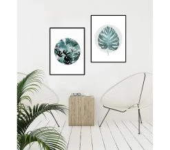 Les meilleures critiques de 🔔 TIME Image 30x40 cm FEUILLE MONSTERA Noir ✔️