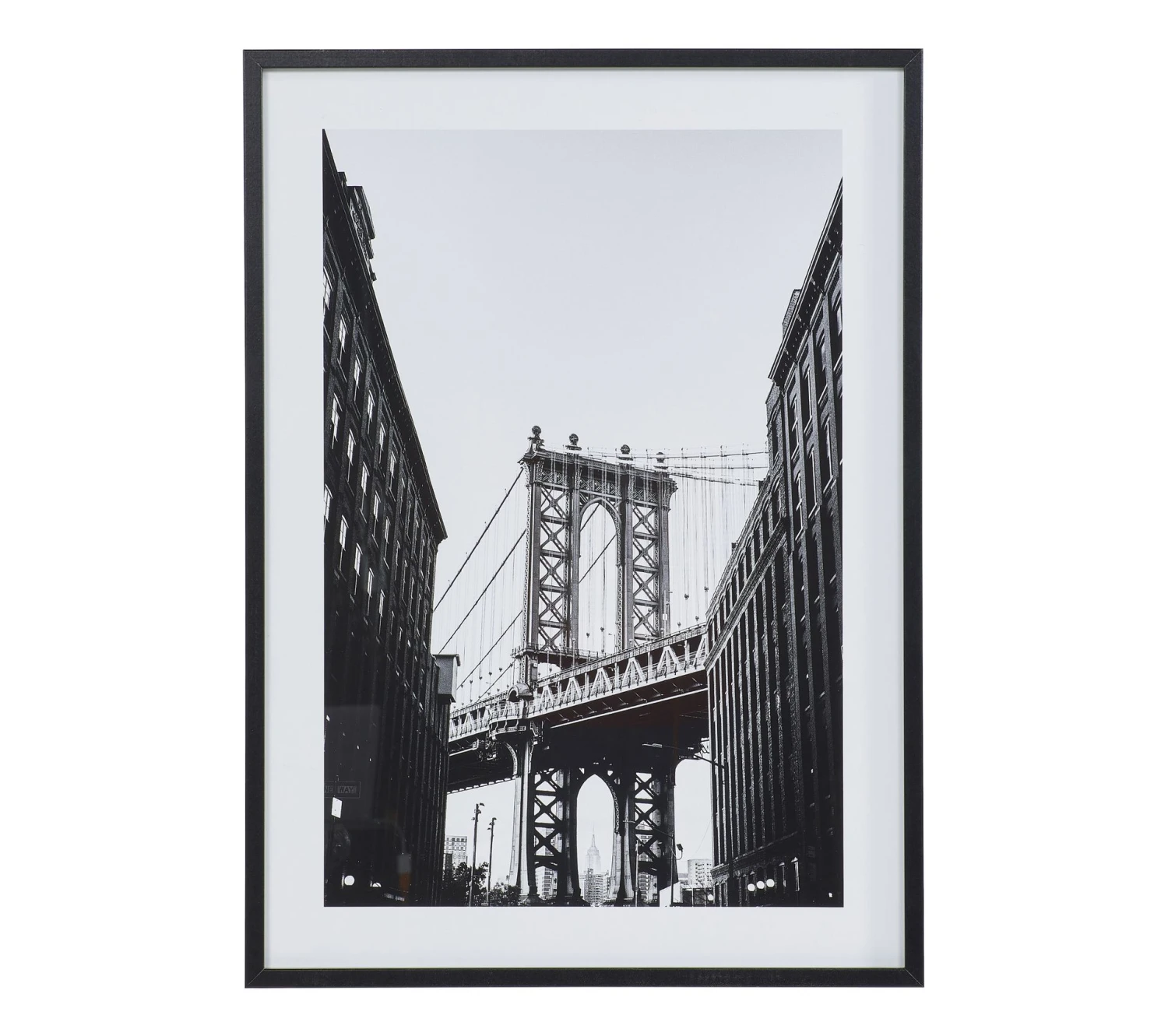 Meilleur prix 🎁 TIME Image 50x70 cm STREET BRIDGE Noir 🧨 – Image 2