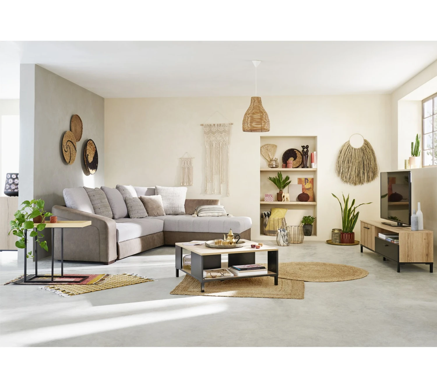 Coupon 😉 TIME Table basse TRUST chêne/noir 👏 – Image 5