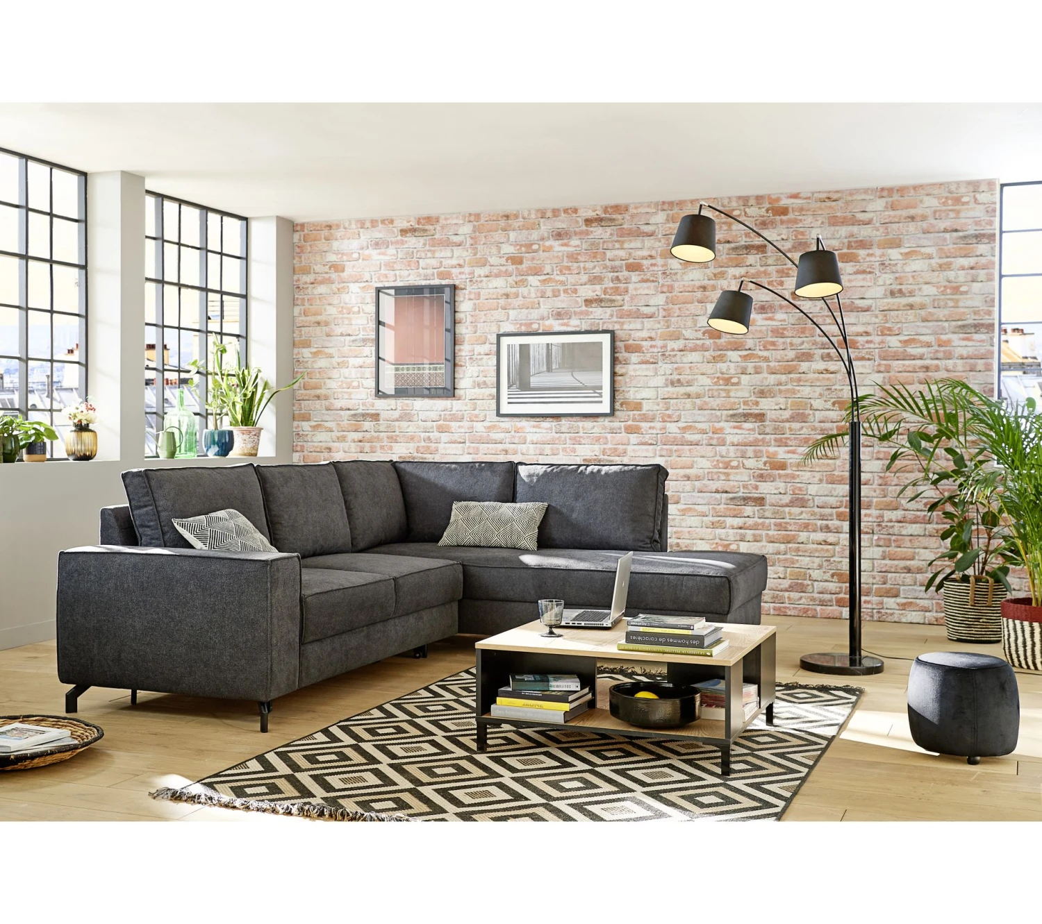 Coupon 😉 TIME Table basse TRUST chêne/noir 👏 – Image 6