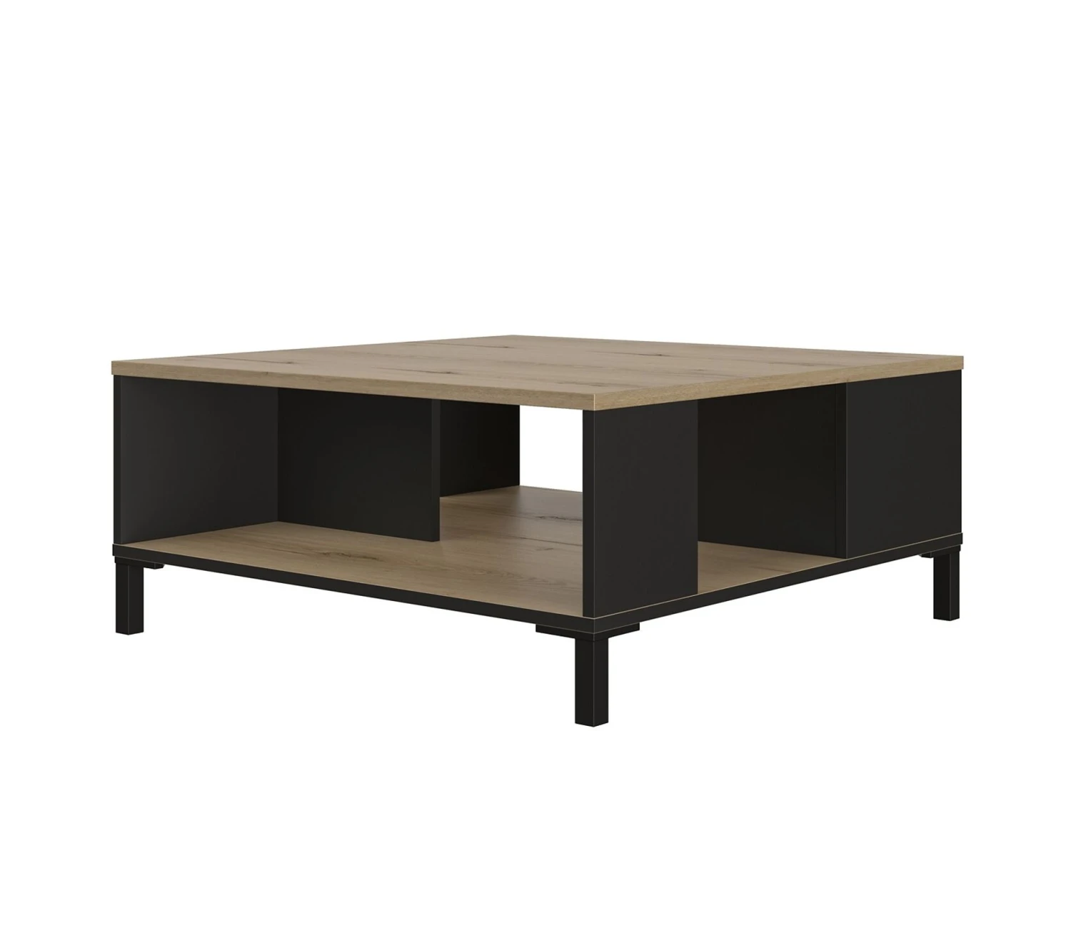 Coupon 😉 TIME Table basse TRUST chêne/noir 👏 – Image 3