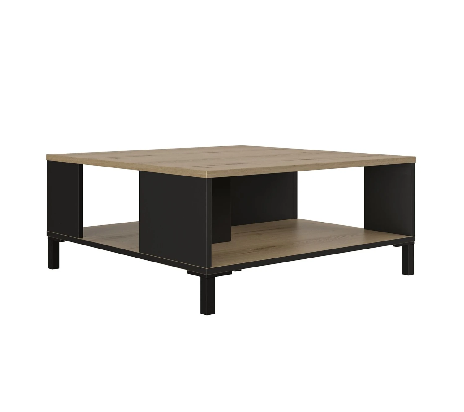 Coupon 😉 TIME Table basse TRUST chêne/noir 👏 – Image 2