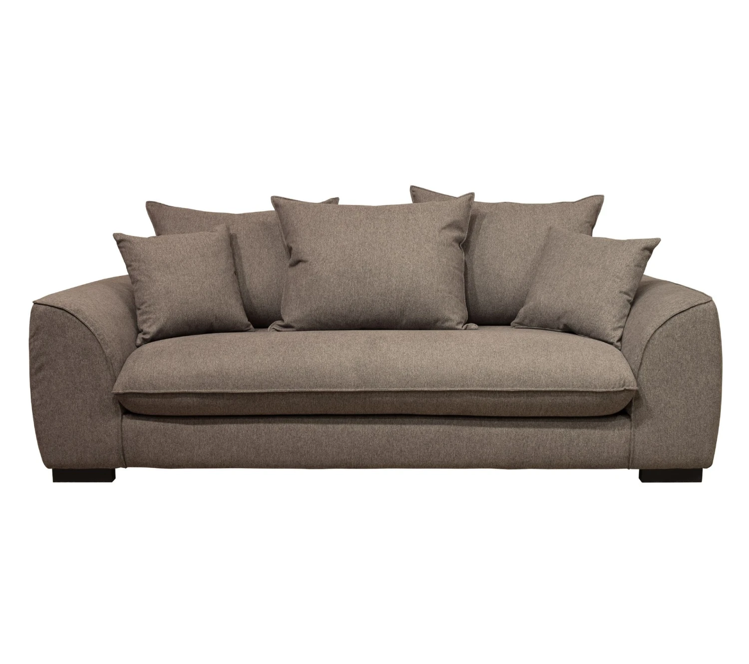 Acheter 😍 TIME Canapé 3 places convertible SAGA tissu polaris taupe 05 🎉 – Image 2