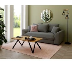 Meilleur prix ⭐ TIME Canapé 3 places convertible SAGA tissu polaris graphite 20 😀