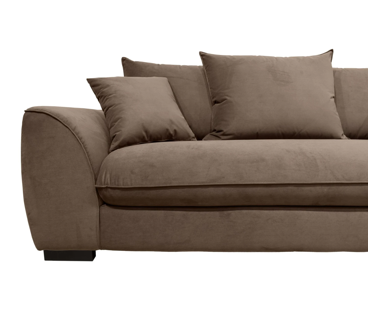 Meilleur prix 💯 TIME Canapé 3 places convertible SAGA tissu trinity cacao 6 🎁 – Image 7