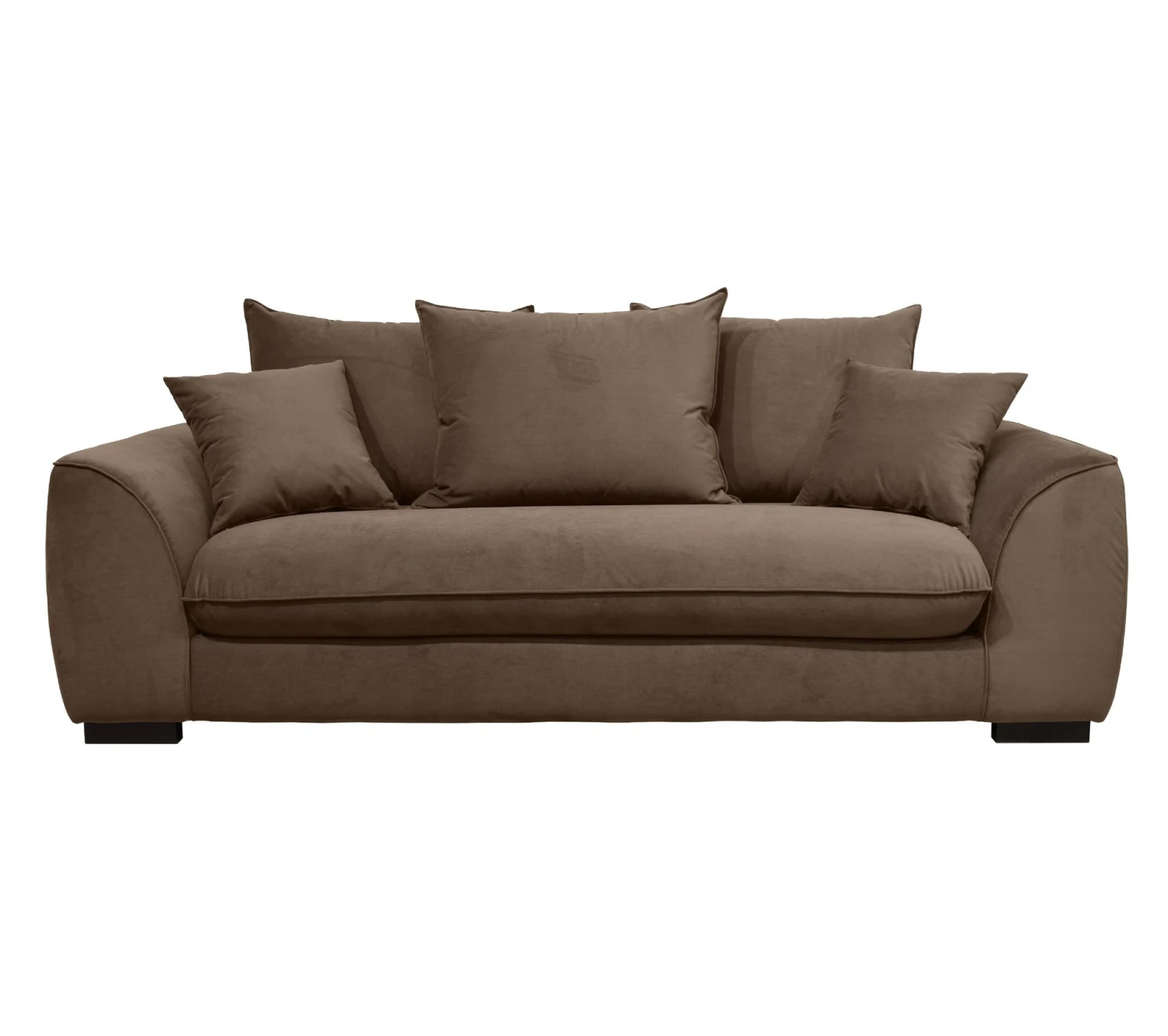 Meilleur prix 💯 TIME Canapé 3 places convertible SAGA tissu trinity cacao 6 🎁 – Image 2