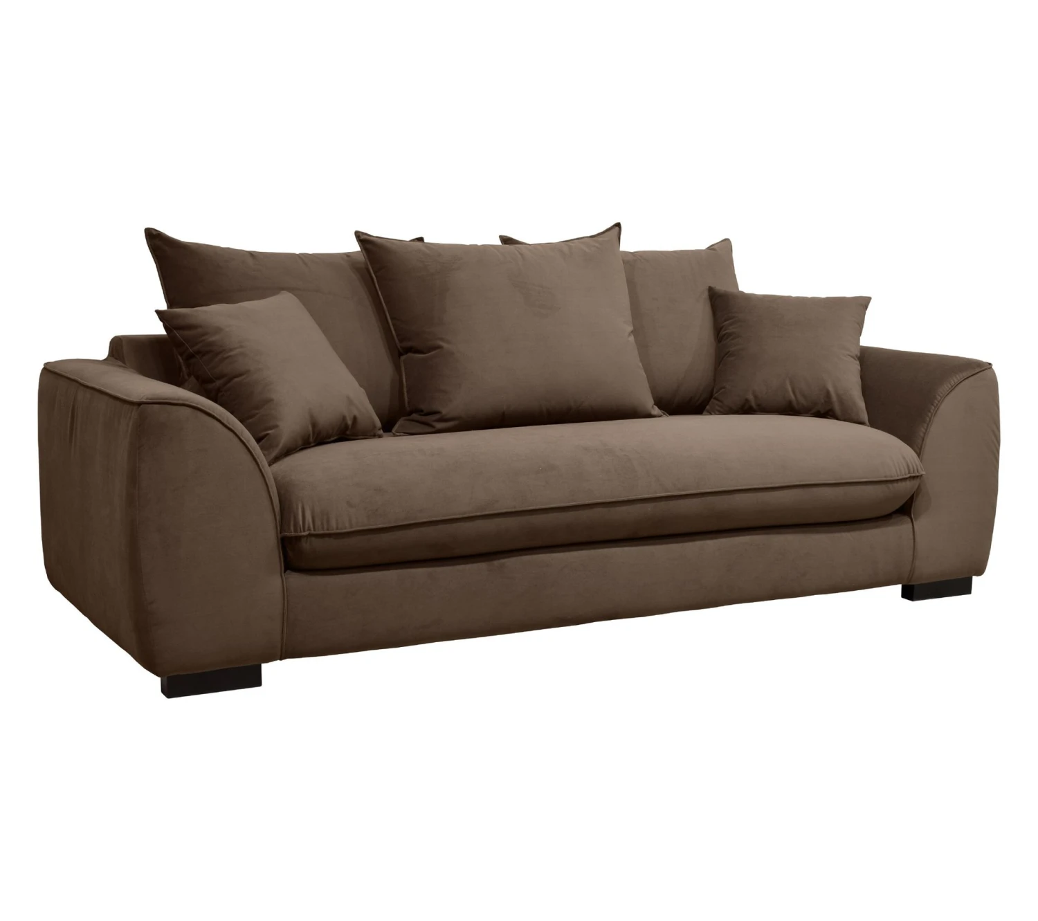 Meilleur prix 💯 TIME Canapé 3 places convertible SAGA tissu trinity cacao 6 🎁 – Image 3