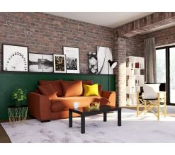 Les meilleures critiques de ❤️ TIME Canapé 3 places convertible SAGA tissu trinity rouille 25 😉