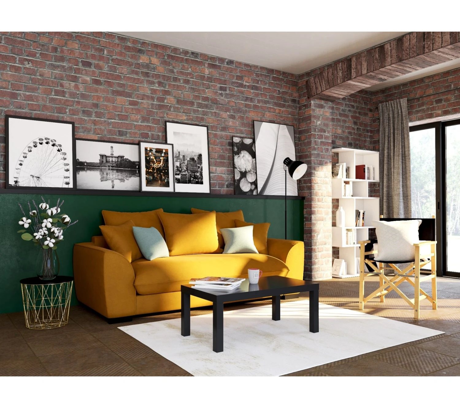 Meilleure vente ✨ TIME Canapé 3 places convertible SAGA tissu trinity amber 26 ✨